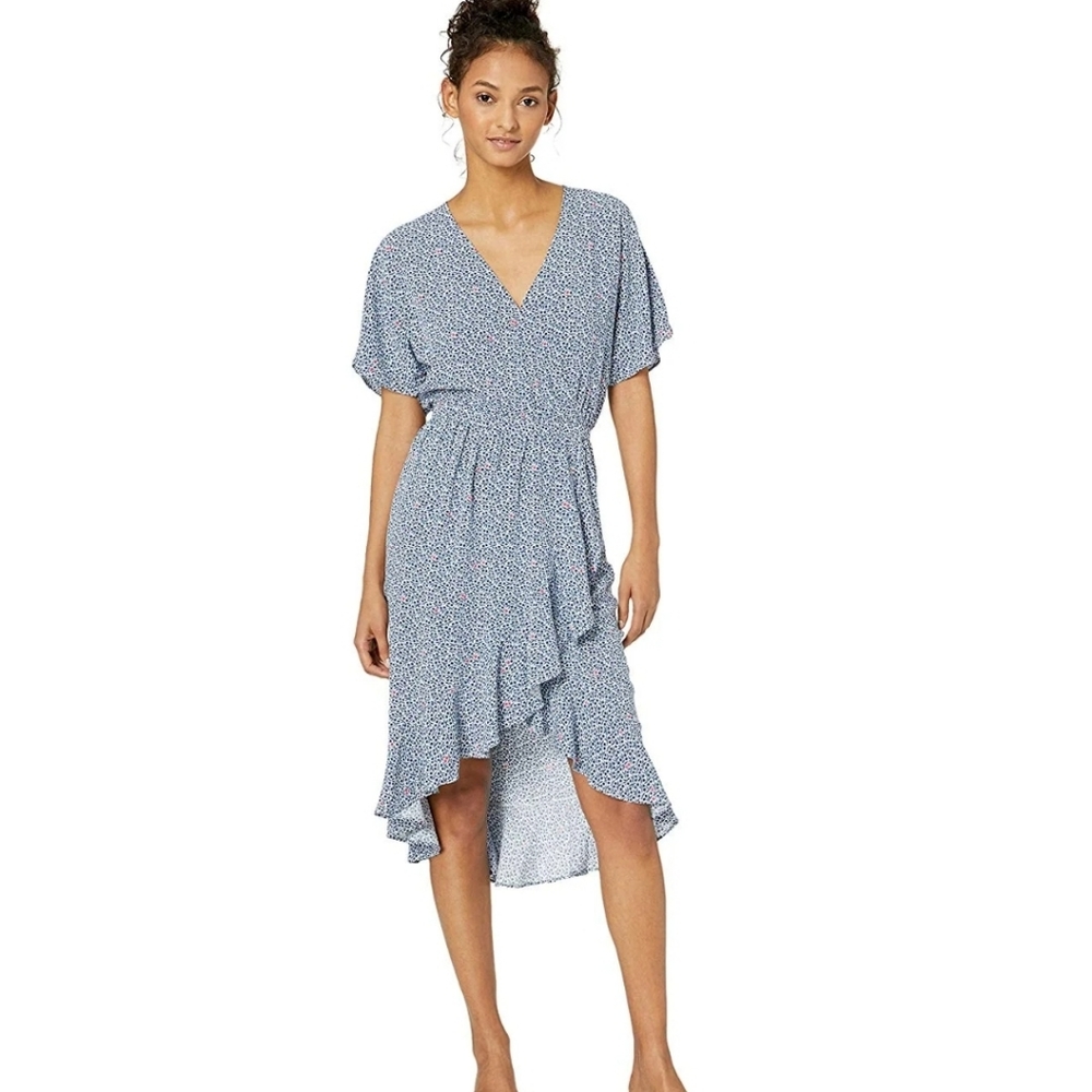 38.  J.Crew Mercantile Short Sleeve Floral Ruffle Dress